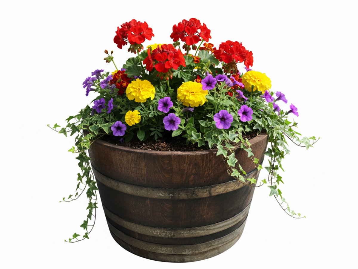 pflanzkübel Blumenbottich pfanzen Fass