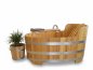 Preview: Holzbadewanne - AIBLINGER MOORWANDL- mit Whirl Anlage