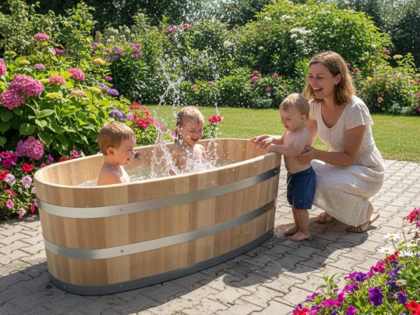 Holzwanne Holzbadewanne Badewanne aus Holz Bottich Zuber Wanne natur BWAlm180_800.jpg