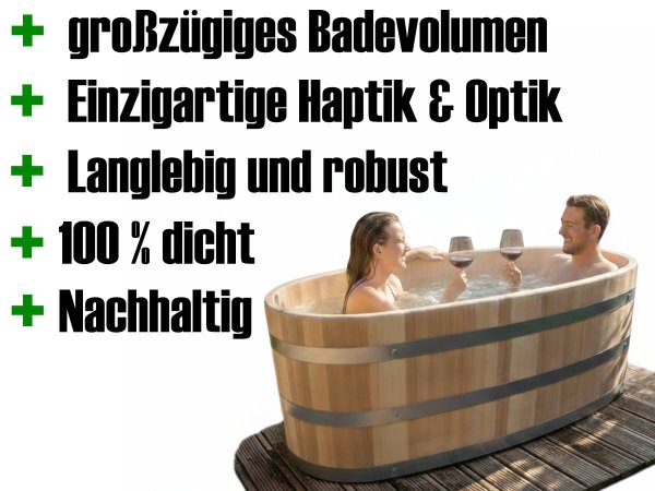 Holzwanne Holzbadewanne Badewanne aus Holz Bottich Zuber Wanne geflammt BWAlm180_800.jpg