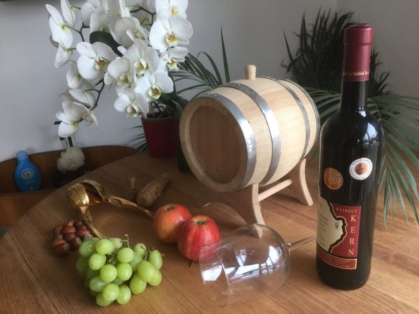 3L Kiefernweinfass Mit Hahn - Holzfass Für Whisky & Wein Lagerung