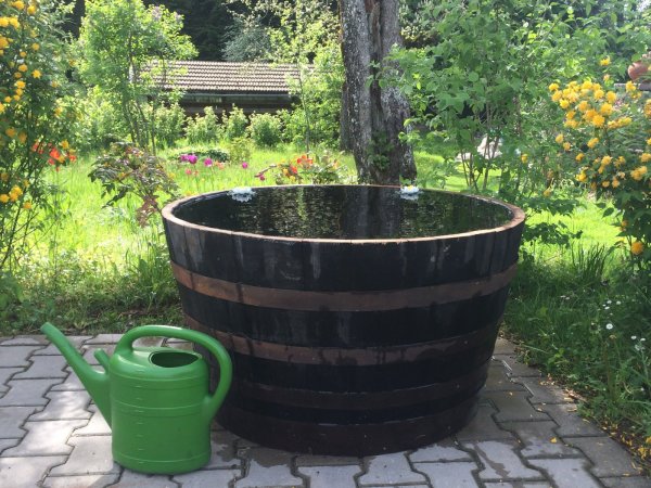 2 x 220 Liter Fass Wasserfass Gartenfass NEU & UNBENUTZT 